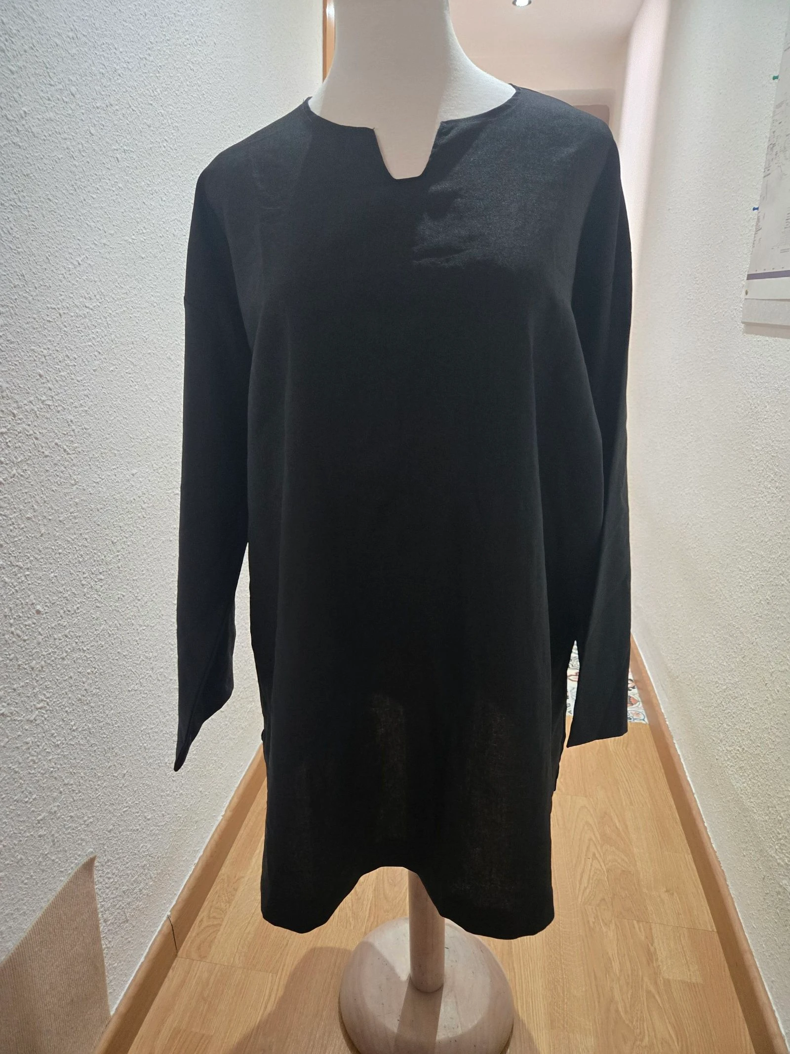 Vestido túnica preto 4xl – photo 2